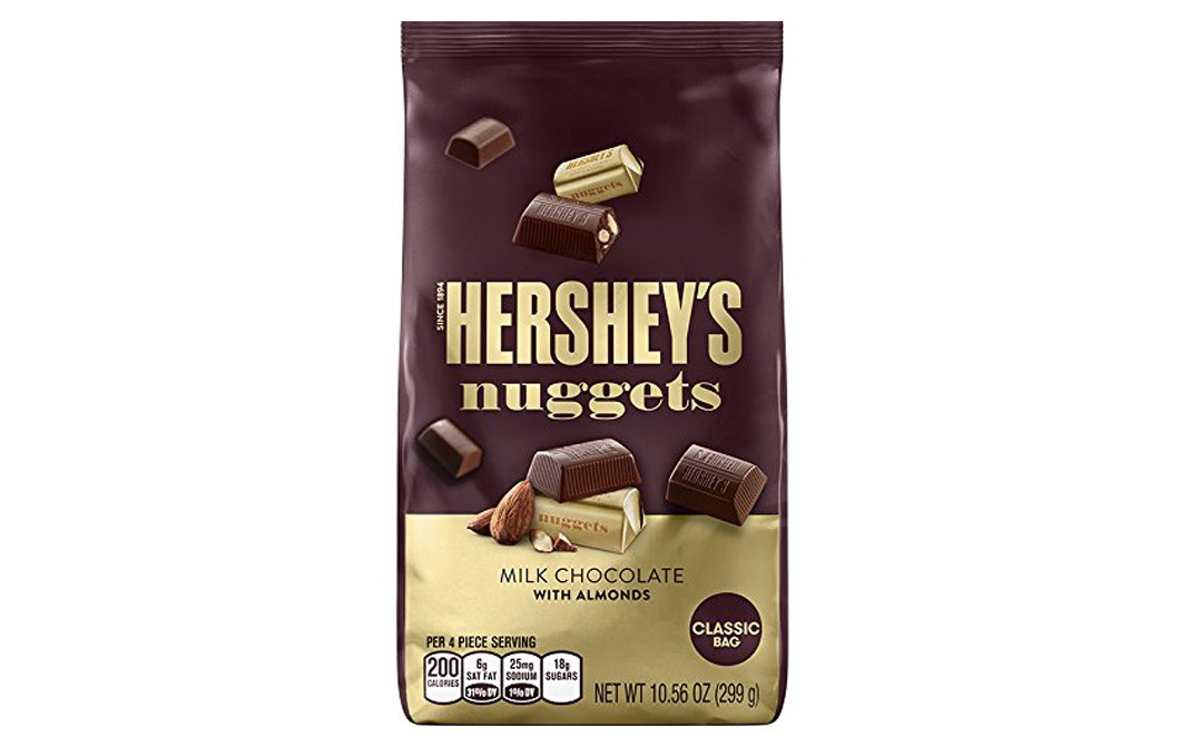 Hershey's Nuggets Milk Chocolate with Almonds Pack 299 grams GoToChef